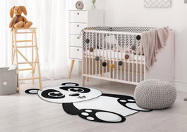 Conceptum Alfombra Kids-1 Blanco y Negro 100 x 160 cm